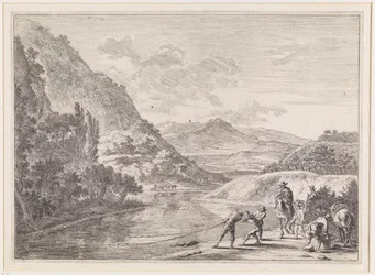 Pêcheurs au bord du Tibre