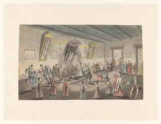 Fête de mariage hollandaise à Batavia
