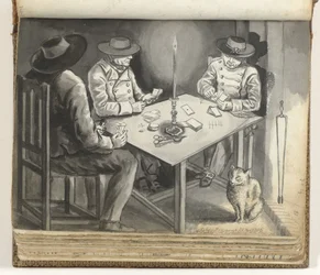 Soirée de cartes chez Lochner