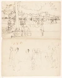 Scènes de rue à Batavia