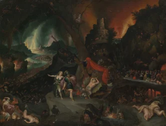Énée et la Sibylle aux Enfers, années 1630