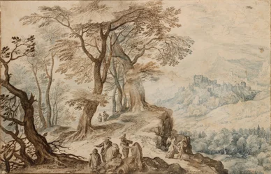 Paysage avec Tobie et l