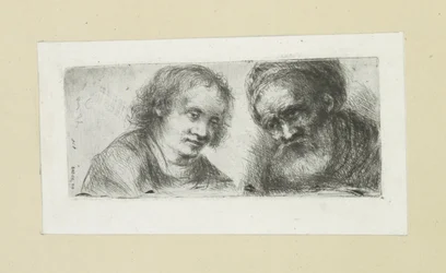 Jeune et vieil homme