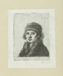 Jeune homme avec col en fourrure