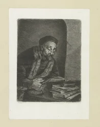 Homme derrière un bureau