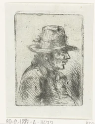 Homme avec chapeau