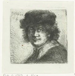 Homme avec chapeau et col plat