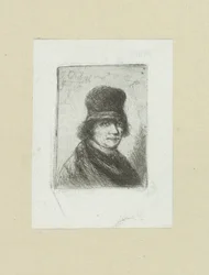 Homme avec un haut-de-forme