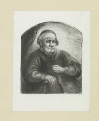 Vieil homme dans un fauteuil