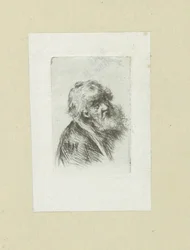 Vieil homme avec barbe
