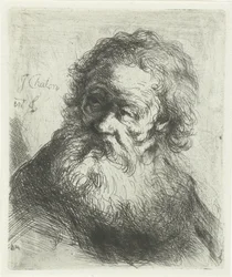 Vieil homme avec barbe