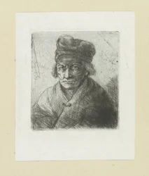 Vieil homme avec un bonnet