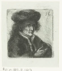 Homme adulte avec bonnet de fourrure
