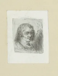 Homme adulte avec des cheveux mi-longs