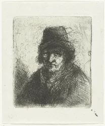 Homme adulte avec chapeau
