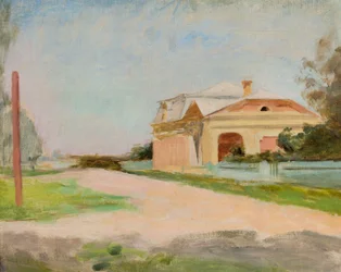 Façade du manoir à Talachkino