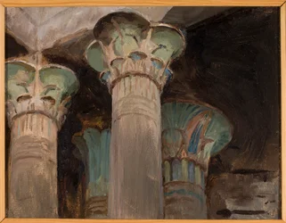 Isis - chapiteaux dans le temple d