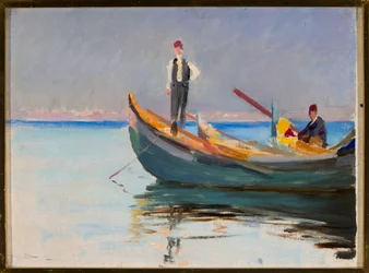 Bateaux en mer. D