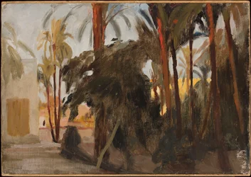 Jardin - Nu dans le désert. D