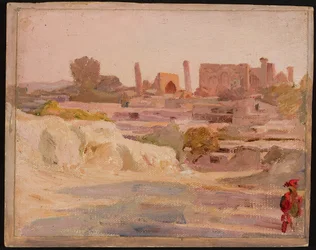 Samarcande - vue générale. D