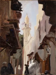 Rue au Caire. D