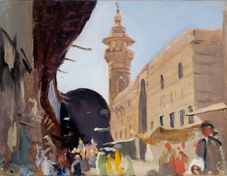 Entrée du bazar de Damas. D