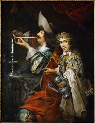 Le fumeur (huile sur toile)