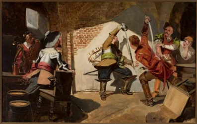 Duel dans une taverne
