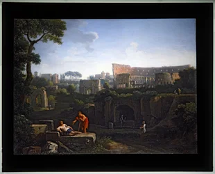 Ensemble de quatre caprices; (2) Colisée et Arc de Constantin