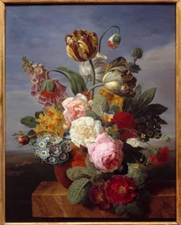 Fleurs dans un vase