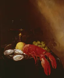 Nature morte avec homard