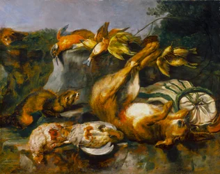 Gibier mort et fouines