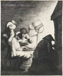 Personnes mangeant des crêpes à l