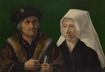 Un couple âgé, vers 1520
