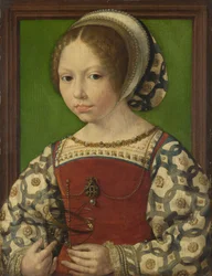 Portrait de la princesse Dorothée de Danemark 1520-1580, vers 1530