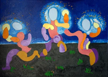 Dans les nuits chaudes de juin, les Troglodytes célèbrent le feu, 2009
