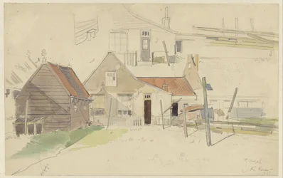 Études de maisons dans le quartier Vinkenbuurt, Amsterdam