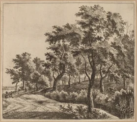 Paysage avec un ruisseau