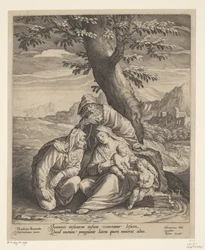 Sainte Famille avec Élisabeth et Jean-Baptiste