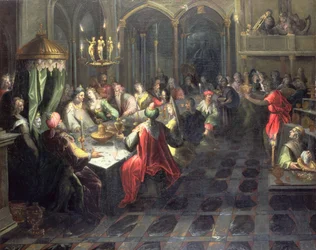 Le Festin de Balthazar, vers 1600
