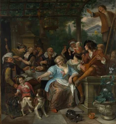 Compagnie joyeuse sur une terrasse
