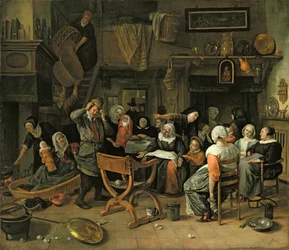 Le festin de baptême, 1668