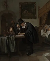 La Visite du Docteur, vers 1665