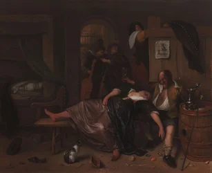 Le Couple ivre, vers 1655-65