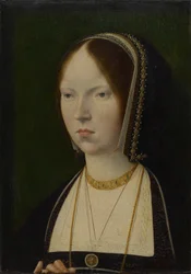 Une femme, traditionnellement identifiée comme Isabelle I de Castille, vers 1492-97