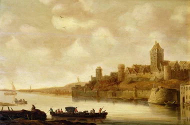 Vue de Nimègue, Pays-Bas après 1643