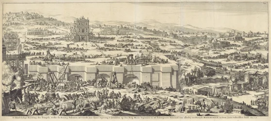 Construction du temple de Salomon
