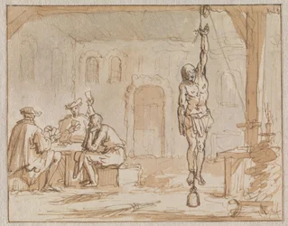 Geleyn le cordonnier est torturé à Breda en 1572