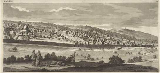 Vue de Jérusalem (plaque droite)