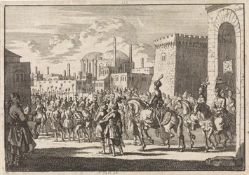 Entrée du sultan Mustafa II à Constantinople, 1695